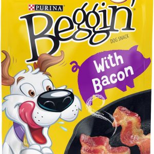 Begging Strips Dog Treats with Bacon