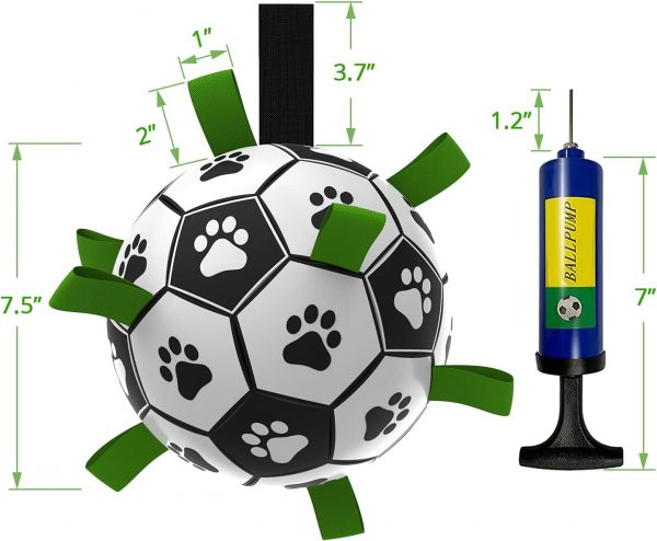 ZP-PY Dog Soccer Ball with Straps
