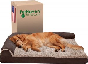 Furhaven Orthopedic Dog Bed for Large Dogs