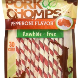 Pork Chomps Baked Pork Skin Dog Chews