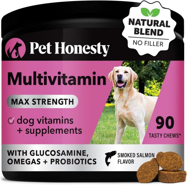 Pet Honesty Dog Multivitamin Max Strength - 15 in 1 Dog Vitamins