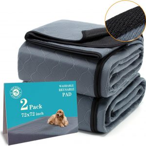 Washable Pee Pads for Dogs 72x72, 2 Pack, Extra Large