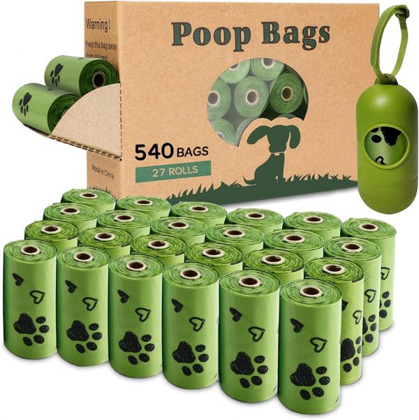 Dog Poop Bags 540 Count Biodegradable