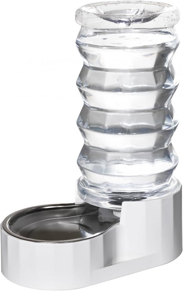 RIZZARI Automatic Pet Waterer Gravity Stainless Steel Water Dispenser